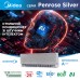 Тепловой насос (кондиционер) Midea  MSXT-12HRFN8-SILVER-I /MSXT-12HRFN8-O серия PENROSE Inverter для 40 м2